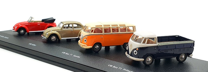 Schuco Junior Line 1/72 Scale 331 6264 - 4 Piece Volkswagen VW Gift Set
