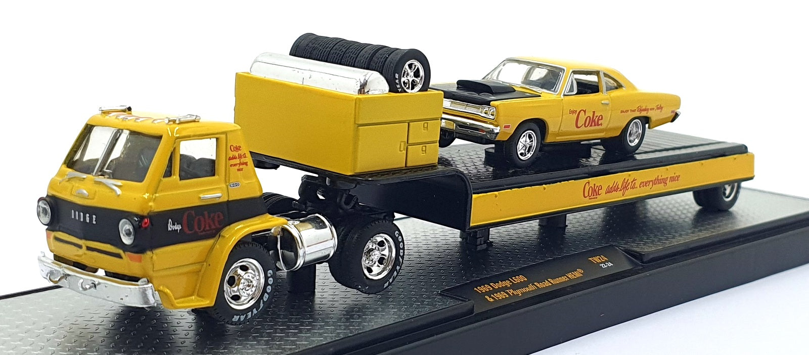 Castline M2 Machines 1/64 Scale TW24 '69 Dodge L600/Plymouth Road Runner HEMI
