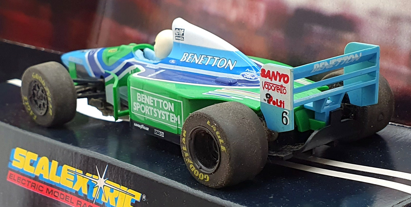Scalextric 1/32 Scale Slotcar C237 - Ford Benetton B193 #6 1994 - White Helmet