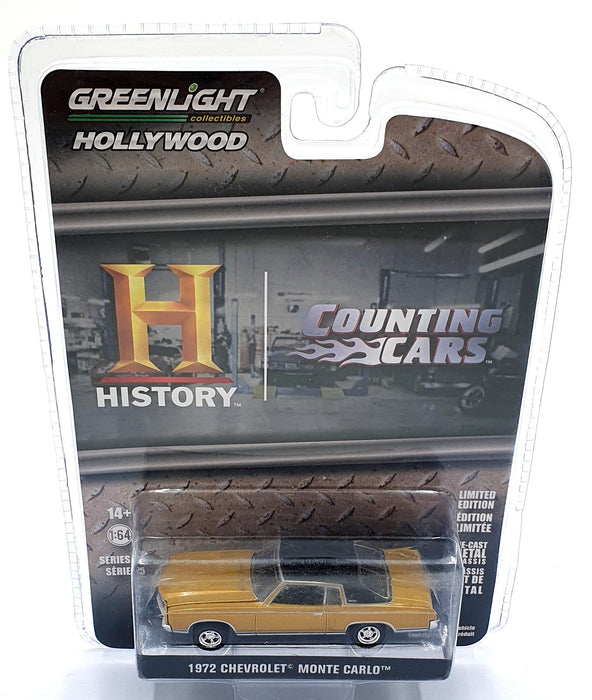 Greenlight 1/64 Scale 44950-D - 1972 Chevrolet Monte Carlo - Gold