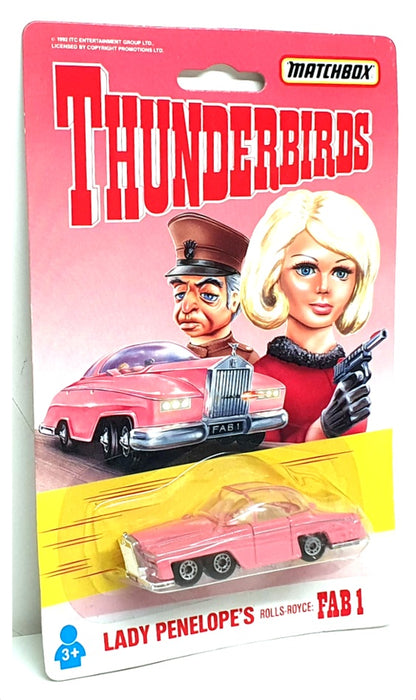 Matchbox Diecast TB-005 - Thunderbirds Lady Penelope's Rolls Royce FAB 1 - Pink