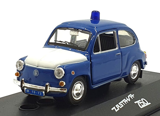 Hongwell 1/43 Scale Diecast 316185 - Zastava 750 Police Car - Blue