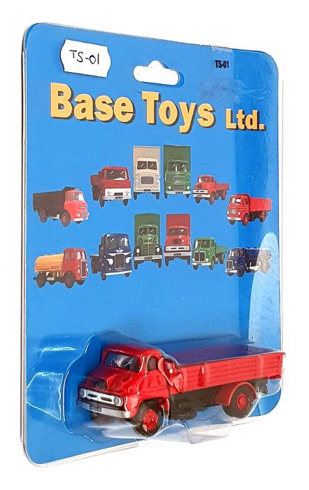 Base Toys 1/76 Scale TS-01 - Thames Dropside Truck - Red