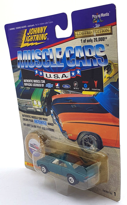 Johnny Lightning 1/64 Scale 202-01 - Muscle Cars 1966 Chevy Malibu - Met. Green