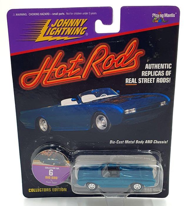 Johnny Lightning 1/64 Scale 441-05 Hot Rods Collector #6 Bad Bird - Met. Blue