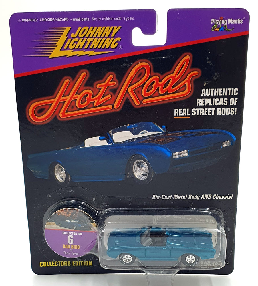 Johnny Lightning 1/64 Scale 441-05 Hot Rods Collector #6 Bad Bird - Met. Blue