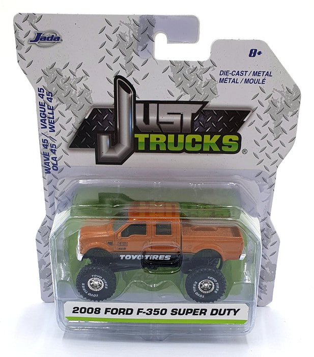 Jada Just Trucks 1/64 Scale 14020 - 2008 Ford F-350 Super Duty - Orange