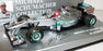 Minichamps F1 1/43 Scale - 410110007 Mercedes Petronas F1 Team W02 11 Schumacher
