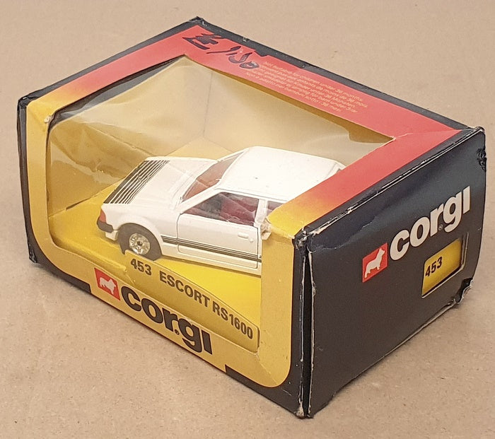 Corgi Appx 11cm Long Diecast 453 - Ford Escort RS 1600 - White