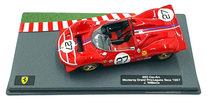 Altaya 1/43 Scale 30424G - Ferrari 350 Can-Am #27 Laguna Seca 1967 - Red