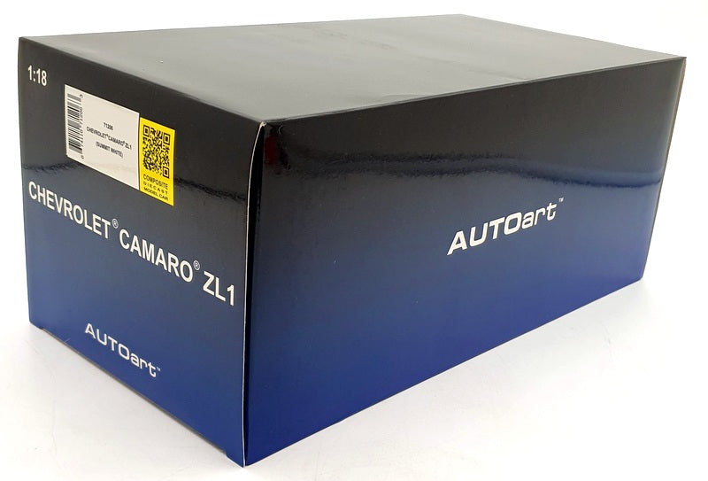 Autoart 1/18 Scale Diecast 71206 - Chevrolet Camaro ZL1 - Summit White