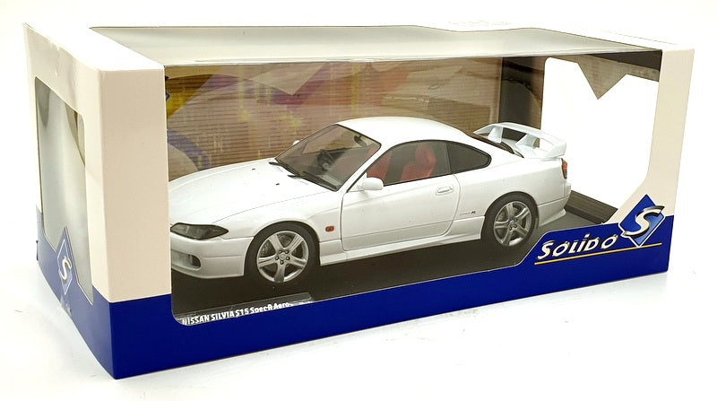 Solido 1/18 Scale S1812201 - 1999 Nissan Silvia S15 Spec R Aero - Aero White