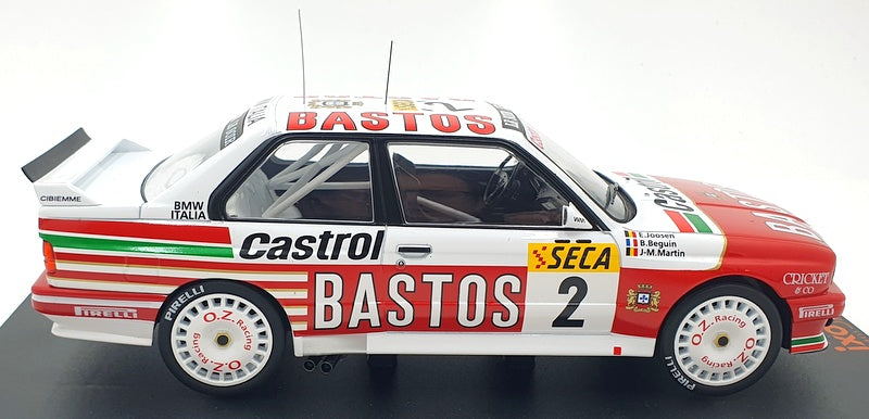 IXO Models 1/18 Scale 18RMC081B - BMW M3 E30 #2 Spa Bastos 1991 Martin