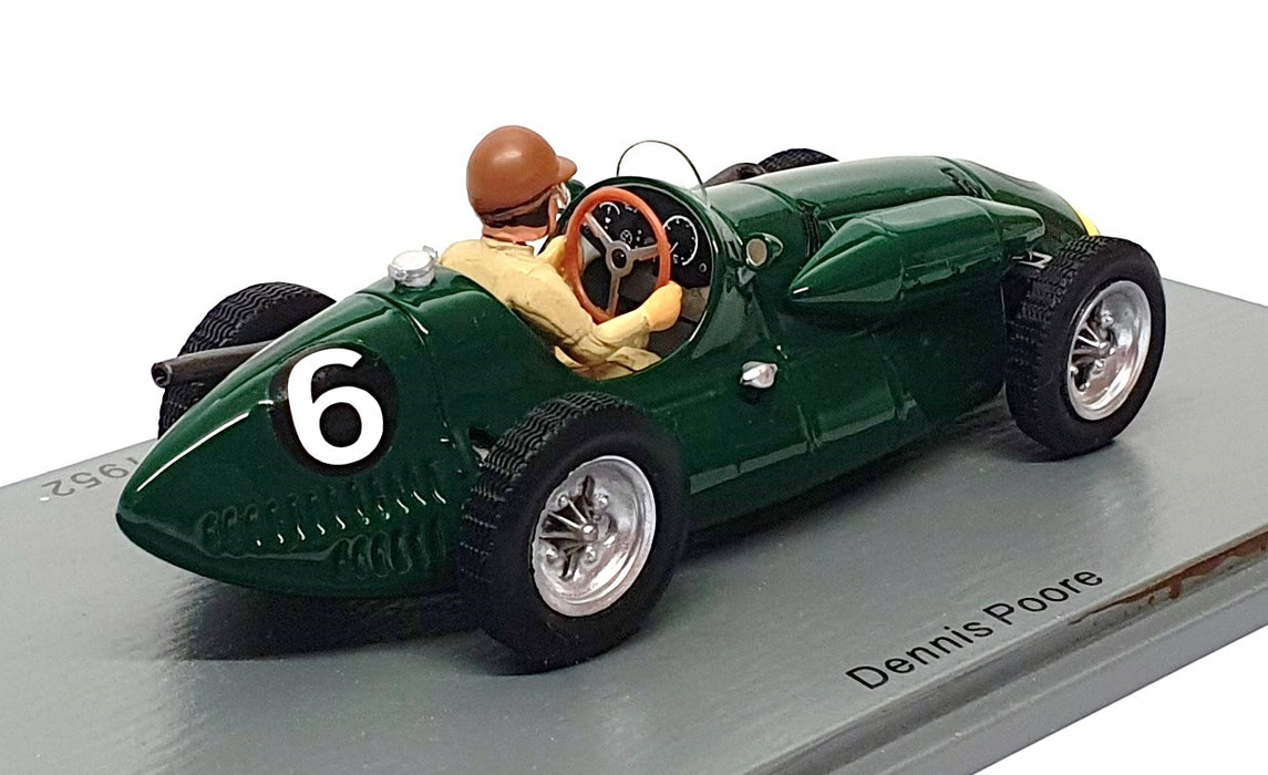 Spark 1/43 Scale S7241 - F1 Connaught A #6 4th British GP 1952 Dennis Poore