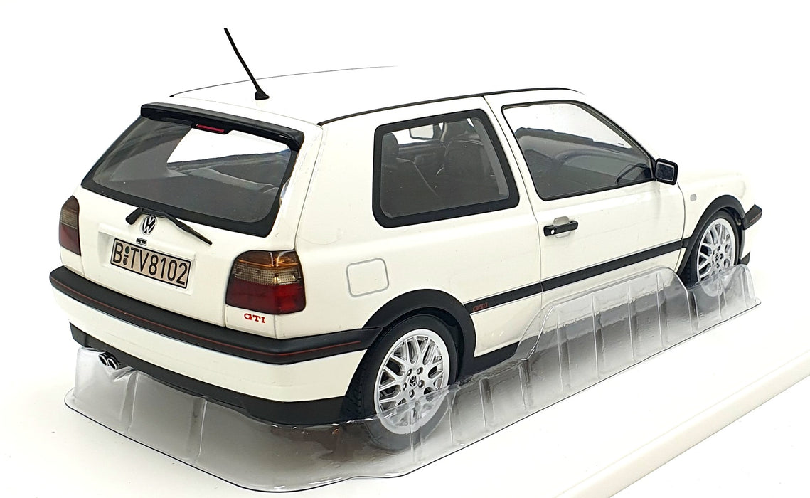 Norev 1/18 Scale 188508 - 1996 Volkswagen Golf GTI 20th Ann. Ed - Candy White