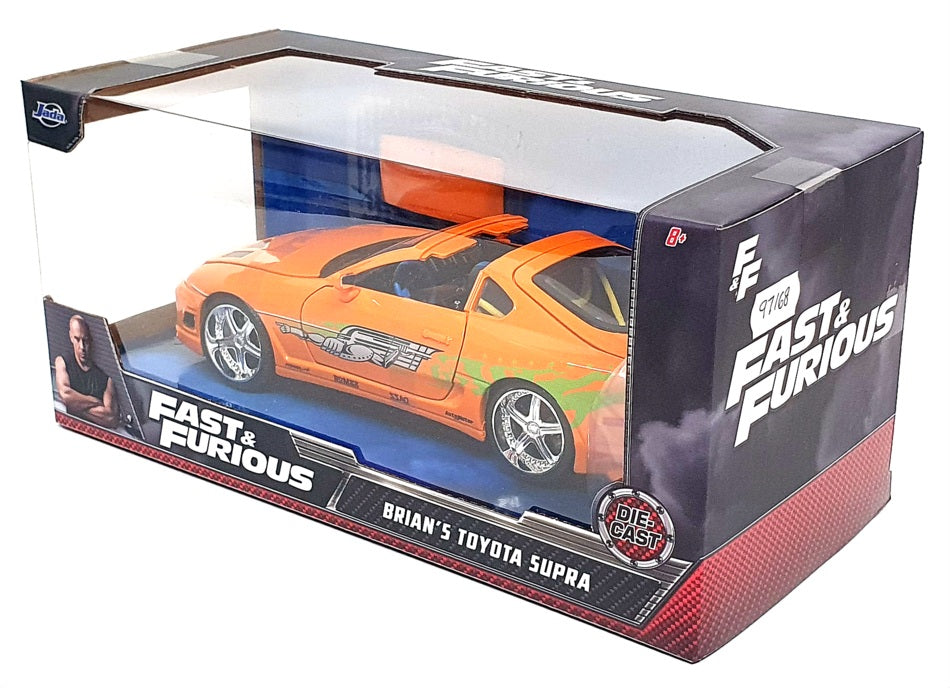 Jada 1/24 Scale 97168 - Fast & Furious Brian's Toyota Supra - Orange