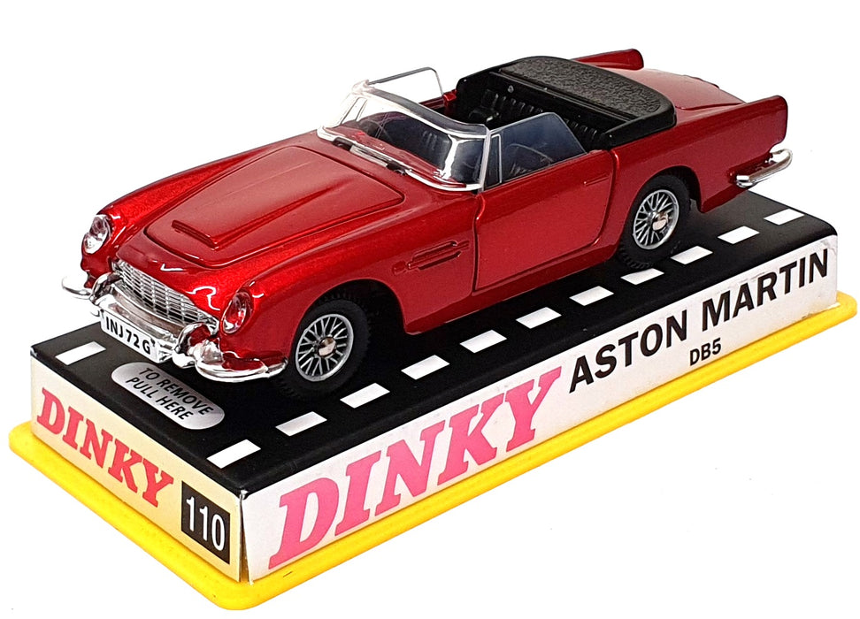 Atlas Editions Dinky Toys 11cm Long Diecast 110 - Aston Martin DB5 - Met. Red