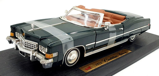 Anson 1/18 Scale Diecast 30387 - 1973 Cadillac Eldorado Convertible - Met Black