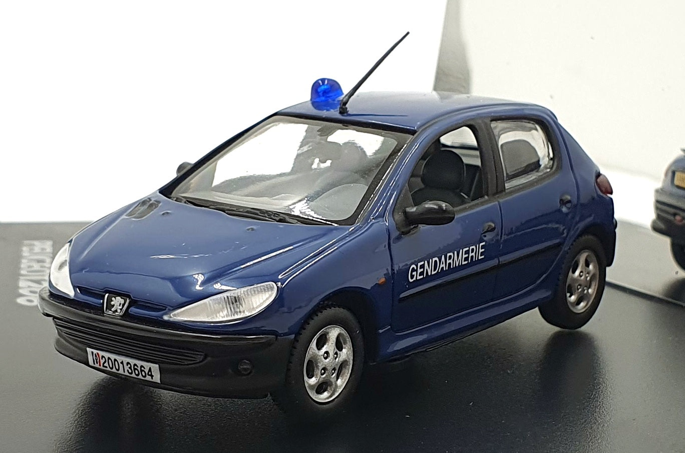 Norev 1/43 Scale 472609 - Peugeot 206 Gendarmerie Car - Blue
