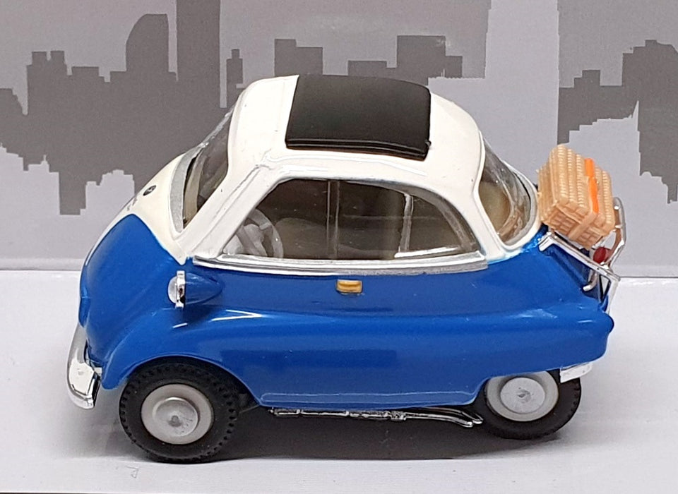 Cararama 1/43 Scale Diecast 251PND - BMW Isetta 250 - Blue/White