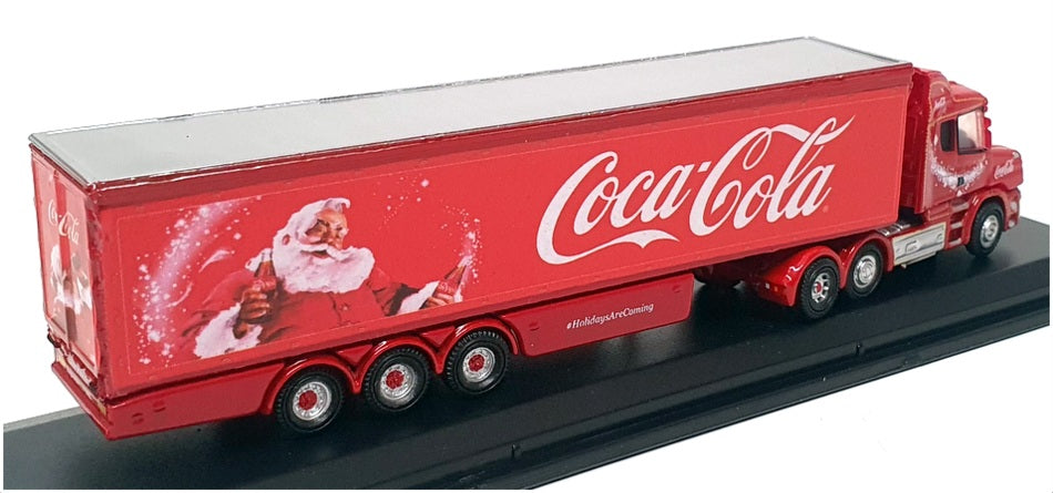 Oxford 1/148 Scale NTCAB007CC - Scania Box Trailer Coca-Cola Christmas Truck
