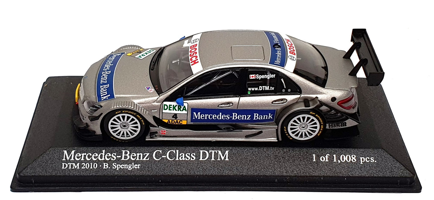Minichamps 1/43 Scale 400 103904 - Mercedes C-Class DTM 2010 #4 Spengler - Grey