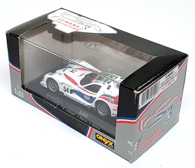 Onyx 1/43 Scale - XLM049 PANOZ ESPERANTE GTR-1 LEITZINGER/WEAVER/WALLACE