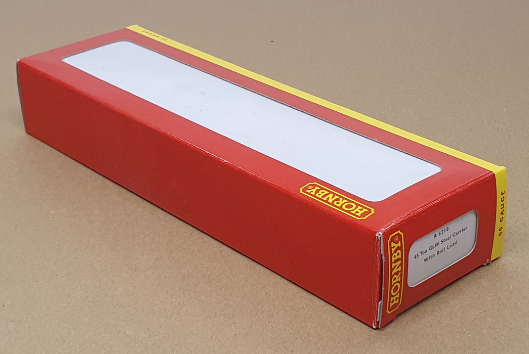 Hornby OO Gauge (1/76) R 6210 - 45 Ton GLW Steel Carrier With Rail Load