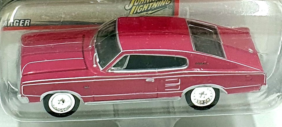 Johnny Lightning 1/64 Scale JL 239-02 - 1966 Dodge Charger - Pink
