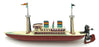 Juguete Paya 40cm Long Tinplate Boat 629 - 1935 Barco Pasajeros