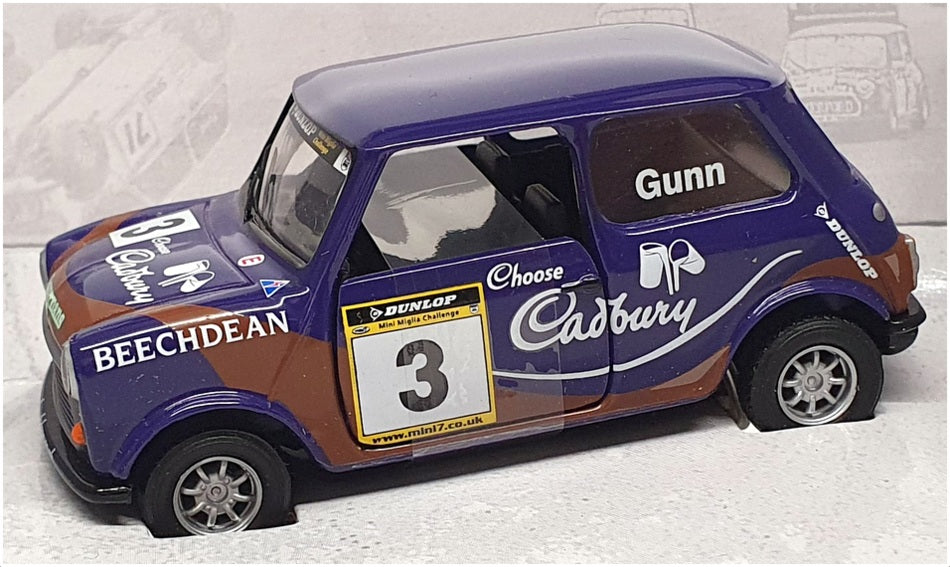 Corgi 1/36 Scale CC82226 - Mini 7 Racing Club Cadbury Mini Miglia #3 Gunn