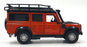 Tayumo 1/32 Pull Back & Go 32105010 Land Rover Defender 110 LHD Tangiers Orange