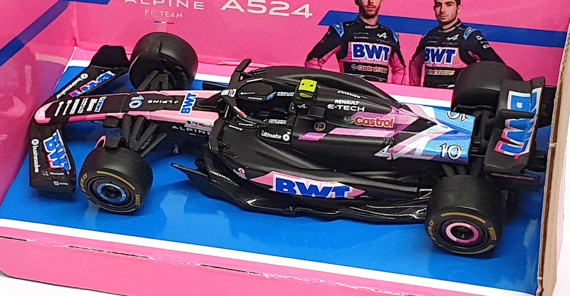 Burago 1/43 Scale 18-38175G - F1 BWT Alpine A524 #10 Gasly