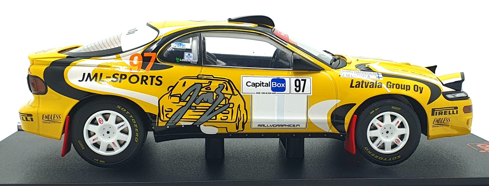 IXO 1/18 Scale 18RMC241.22 - Toyota Celica GT-Four ST 185 #97 Artic Rally 2024