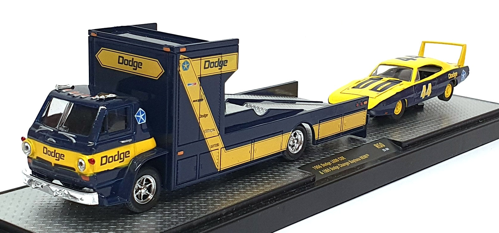 Castline M2 Machines 1/64 Scale R50 '66 Dodge L600 COE & '69 Daytona HEMI