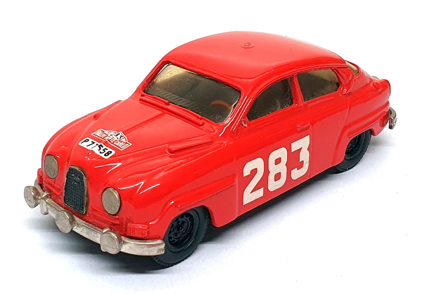 Small Wheels 1/43 Scale SW9 - Saab 96 #283 Monte Carlo Rally 1963 - Red