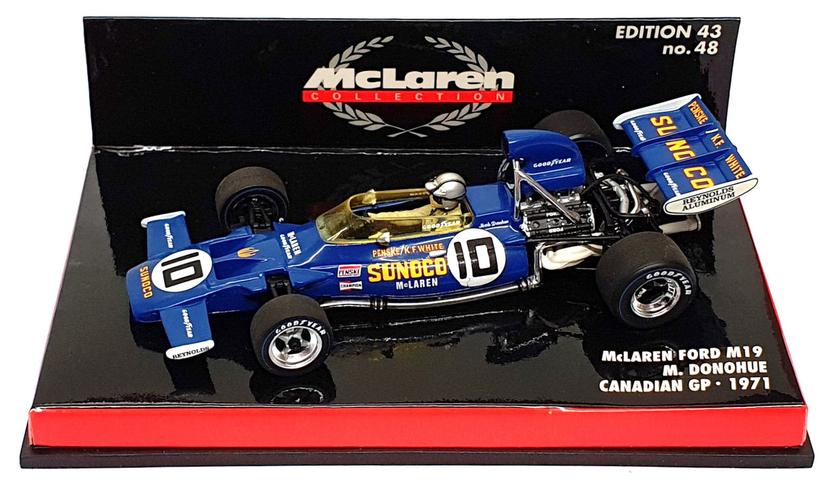 Minichamps 1/43 Scale 530 714310 - F1 McLaren Ford M19 Canadian GP 1971 Donohue