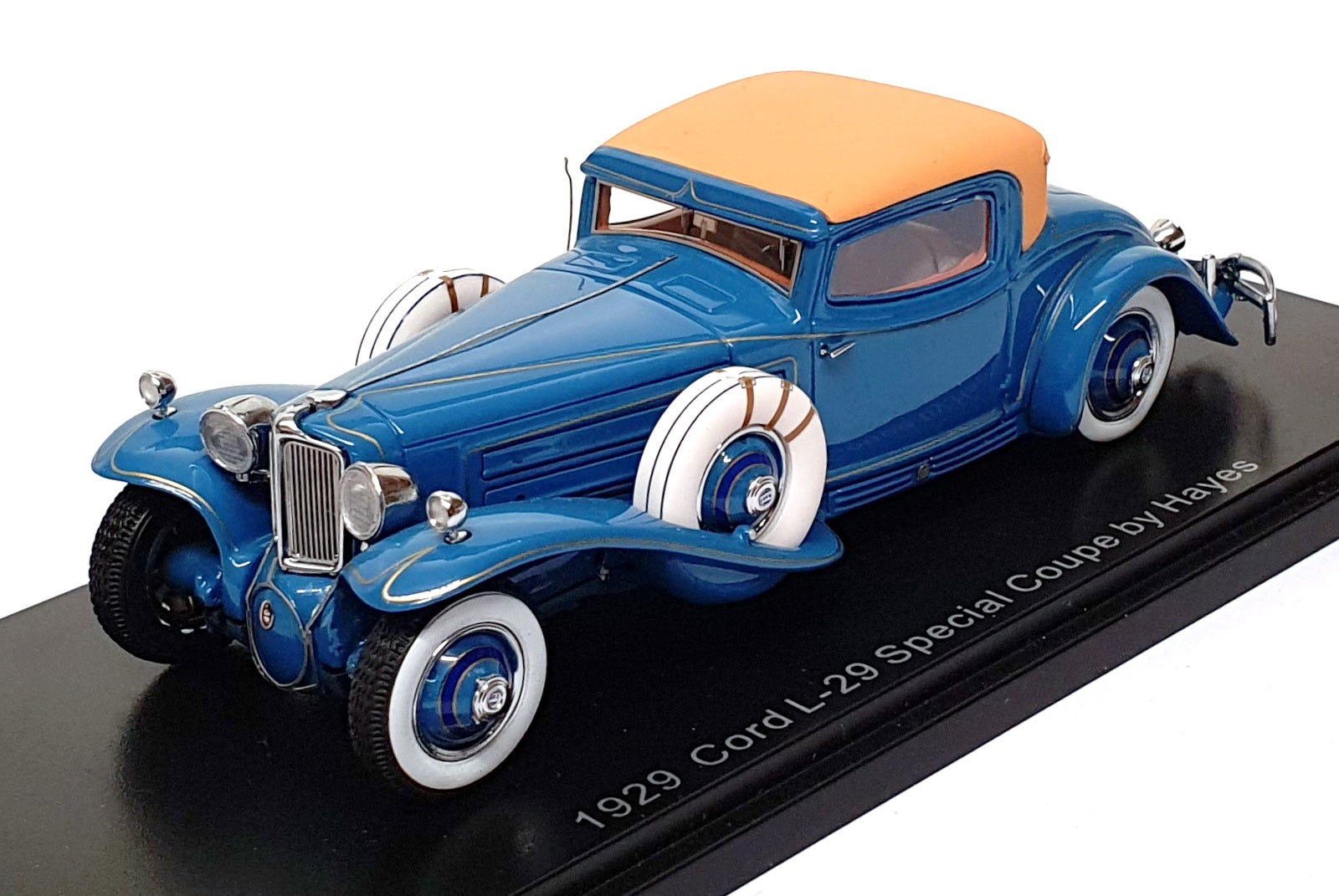 Esval 1/43 Scale EMUS43003A - 1929 Cord L-29 Coupe By Hayes - Blue