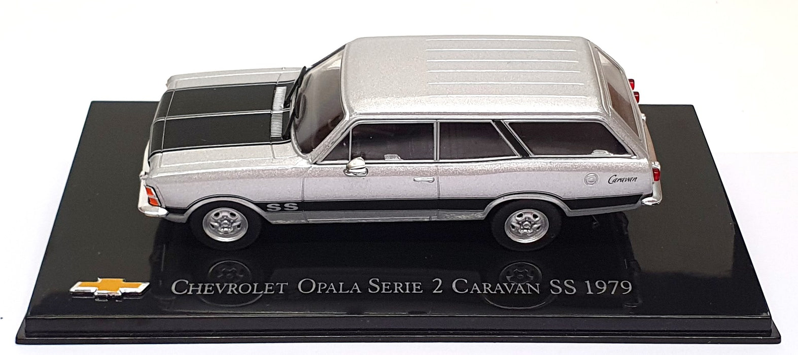 Altaya 1/43 Scale AT5226 - 1979 Chevrolet Opala S2 Caravan SS - Silver/Black