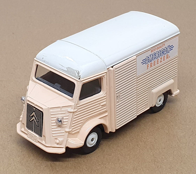 Tomica Dandy 1/43 Scale F31S - Citroen H American Freezer Van - Pale Pink/Yellow