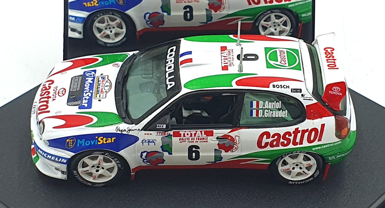 Vitesse 1/43 Scale V98200 - Toyota Corolla WRC #6 Rally Tour De Corse 1998