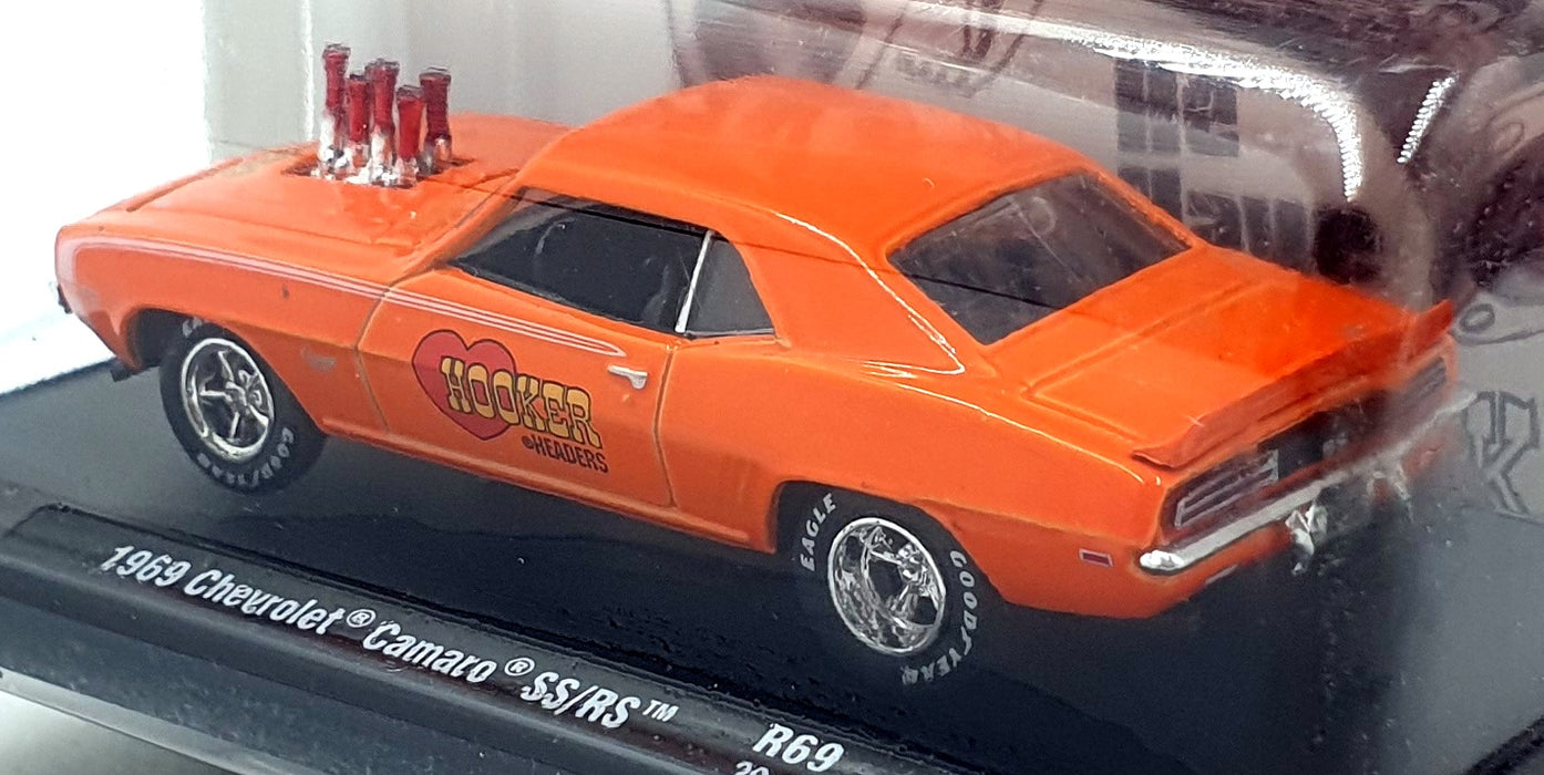 Castline M2 Machines 1/64 Scale R69 - 1969 Chevrolet Camaro SS/RS - Orange