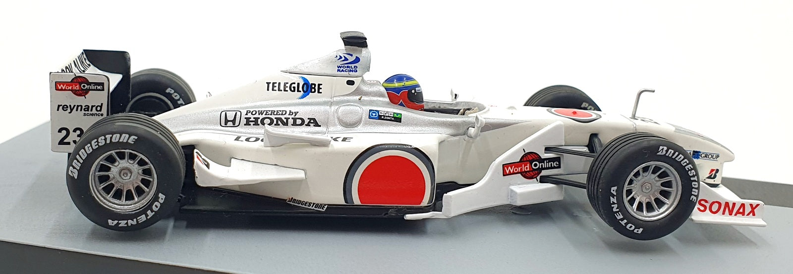 Atlas Editions 1/43 Scale 20219X - F1 Bar Honda 002 Italy GP 2000 Zonta