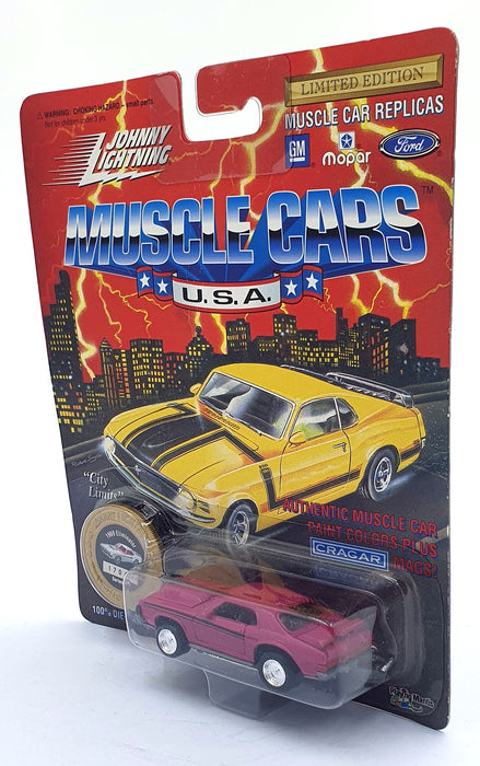 Johnny Lightning 1/64 Scale 200-200 Muscle Cars USA 1969 Mercury Eliminator Pink