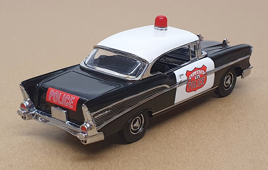 Matchbox 1/43 Scale DYM38023 '57 Chevrolet Bel Air Atlanta Police - Black/White
