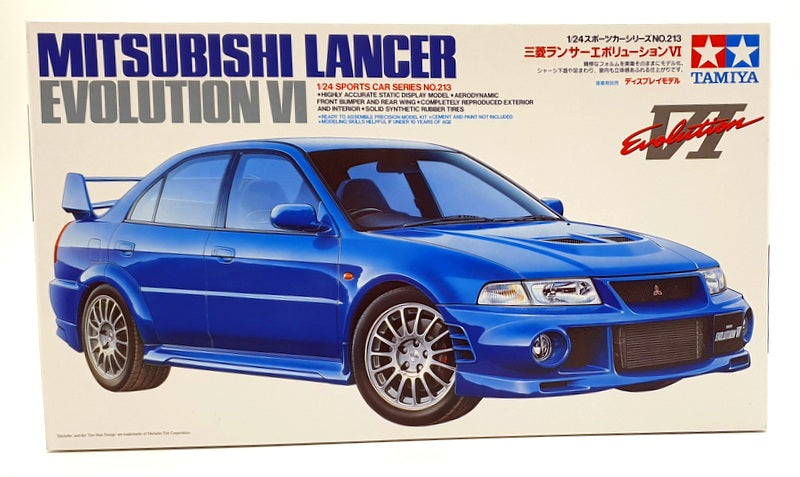 Tamiya 1/24 Scale Model Kit 24213 - Mitsubishi Lancer Evolution VI