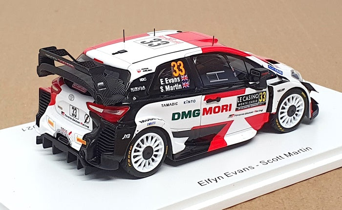 Spark 1/43 Scale S6583 - Toyota Yaris WRC #33 2nd Monte Carlo Rally 2021