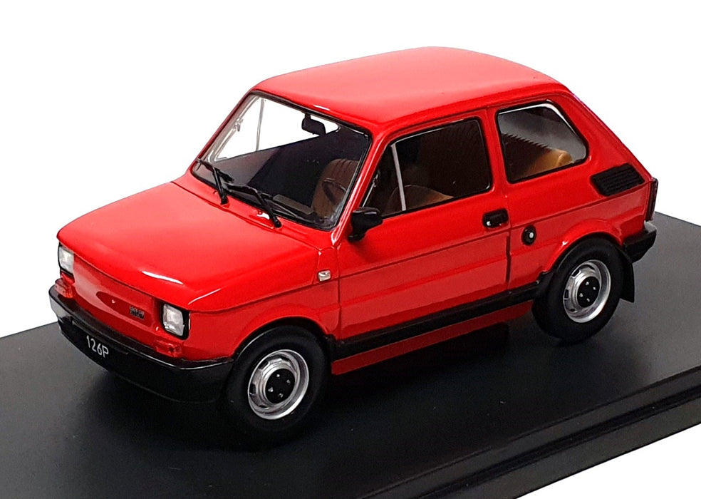 Whitebox 1/24 Scale Diecast WB124249 - Fiat 126P - Red