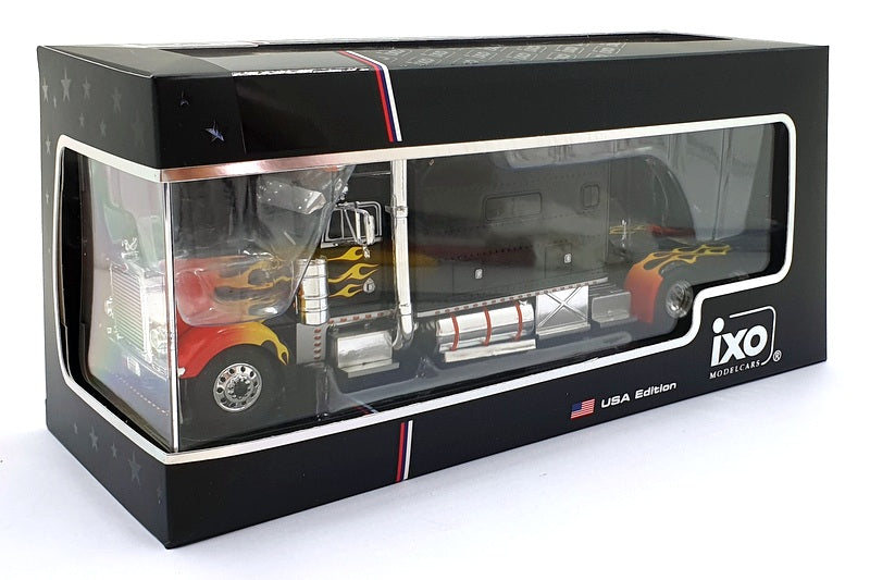 Ixo 1/43 Scale U43TR002 - 2002 Peterbilt 379 Custom - Black