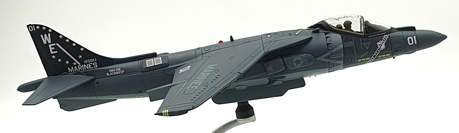 Corgi 1/48 Scale AA29303 - McDonnell Douglas AV-88 Harrier Plus "Black Sheep"